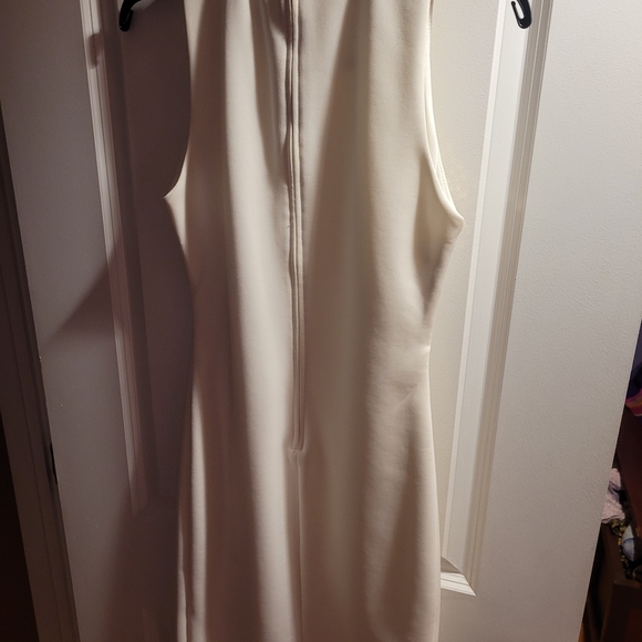 B-Smart Studded Geometric Party Dress - White - - Picture 1 of 4